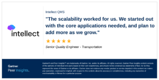'The scalability worked for us. We started out with the core applications needed, and plan to add more as we grow.' Five stars. Senior Quality Engineer, Transportation